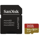 Karta pamięci Sandisk Extreme microSDXC 64 GB A2 C10 V30 UHS-I U3 (160 MB/s) + Adapter SD
