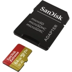 Karta pamięci Sandisk Extreme microSDXC 64 GB A2 C10 V30 UHS-I U3 (160 MB/s) + Adapter SD