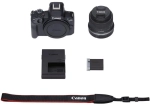 Canon EOS R50 + RF-S 18-45 mm f/4.5-6.3 IS STM czarny