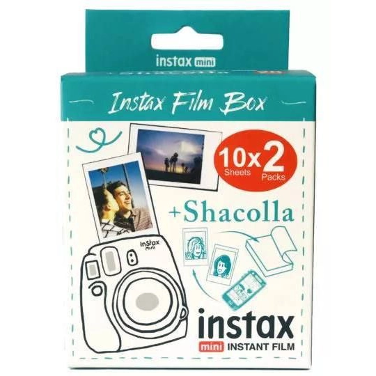 FujiFilm Papier Instax mini 2x 10 sztuk + Shacolla