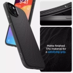 Etui Spigen iPhone 15 Liquid Air Matte Black Case