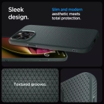 Etui Spigen Liquid Air iPhone 15 Pro Abyss Green Case