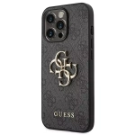 Etiu Guess 4G Big Metal Logo do iPhone 15 Pro Szary