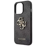 Etiu Guess 4G Big Metal Logo do iPhone 15 Pro Szary
