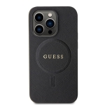 Etui Guess Saffiano MagSafe do IPhone 15 Pro Czarny
