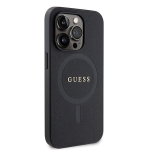 Etui Guess Saffiano MagSafe do IPhone 15 Pro Czarny