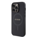 Etui Guess Saffiano MagSafe do IPhone 15 Pro Czarny