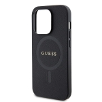 Etui Guess Saffiano MagSafe do IPhone 15 Pro Czarny