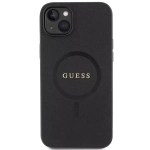 Etui Guess Saffiano MagSafe do iPhone 15 Czarny