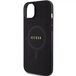 Etui Guess Saffiano MagSafe do iPhone 15 Czarny
