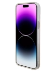 Etui Guess Hardcase IML Iridescent MagSafe iPhone 15 Różowy