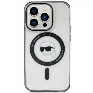 Etui Karl Lagerfeld IML MagSafe do iPhone 15 Przezroczyste