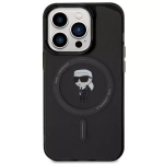 Etui Karl Lagerfeld IML Ikonik MagSafe do iPhone 15 Pro Max Czarny