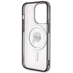 Etui Karl Lagerfeld IML Ikonik MagSafe do iPhone 15 Pro Max Przezroczysty