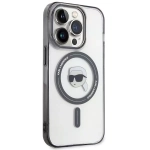 Etui Karl Lagerfeld IML Ikonik MagSafe do iPhone 15 Pro Max Przezroczysty
