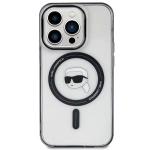 Etui Karl Lagerfeld IML Ikonik MagSafe do iPhone 15 Pro Max Przezroczysty