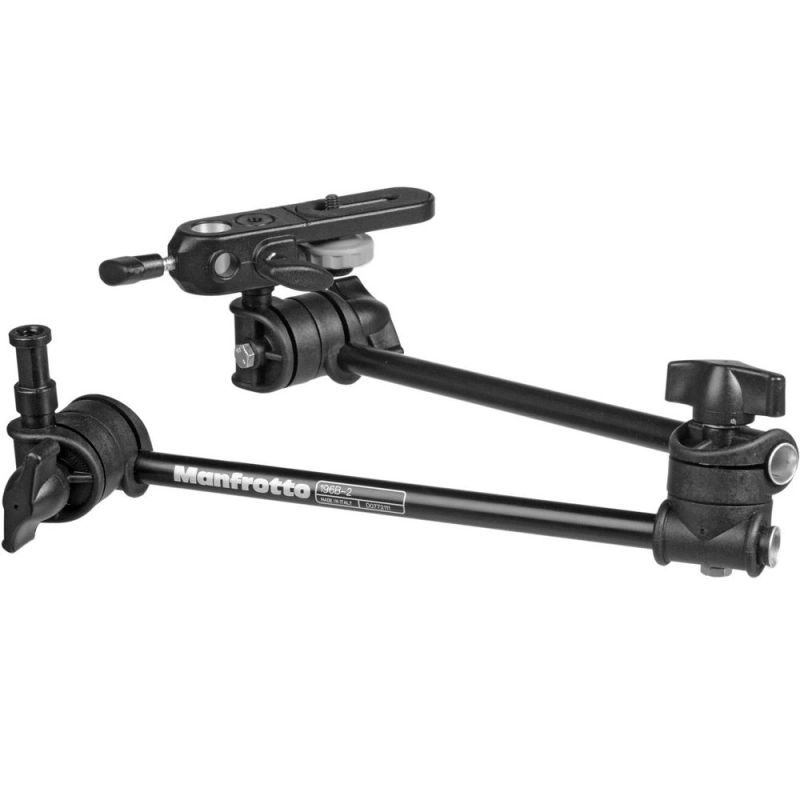 Ramię Mini Arm 2 sekcje z mocowaniem aparatu/parasolki Manfrotto ML196B-2