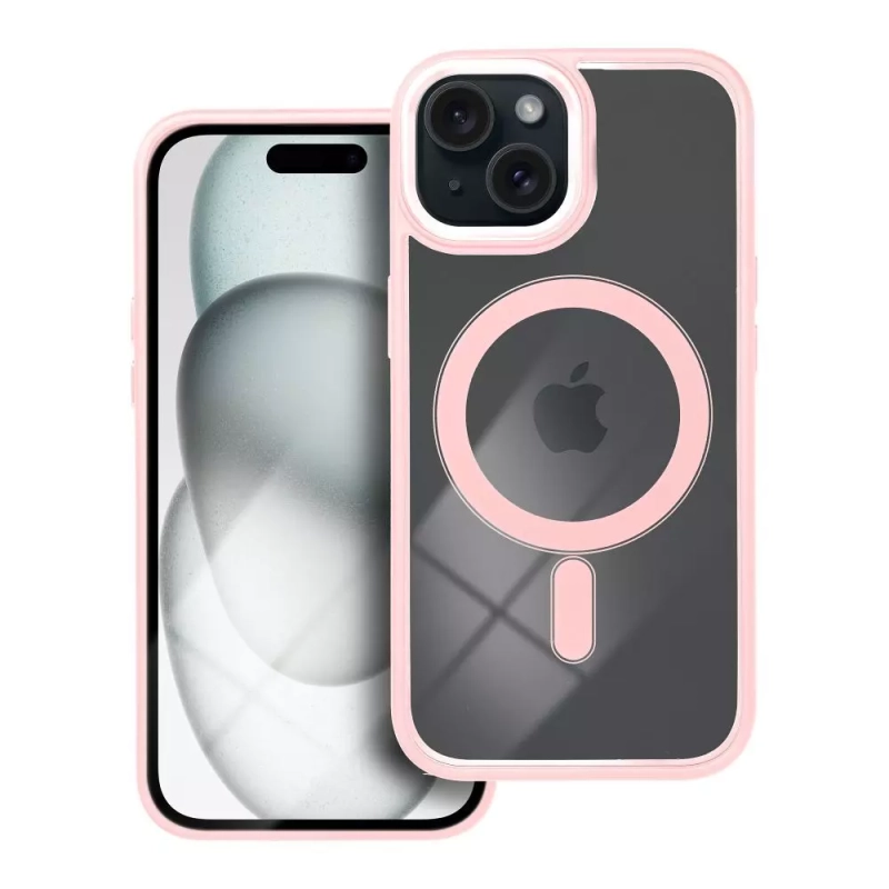 Etui Color Edge Mag Cover MagSafe iPhone 15 Różowy
