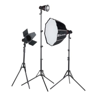 Zestaw oświetleniowy Quadralite SVL-400 LED 3 light kit
