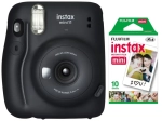 Aparat FujiFilm Instax mini 11 Charcoal Gray + 10 wkładów Instax mini