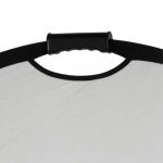 Quadralite Blenda z uchwytem srebrno-biała okrągła 110 cm