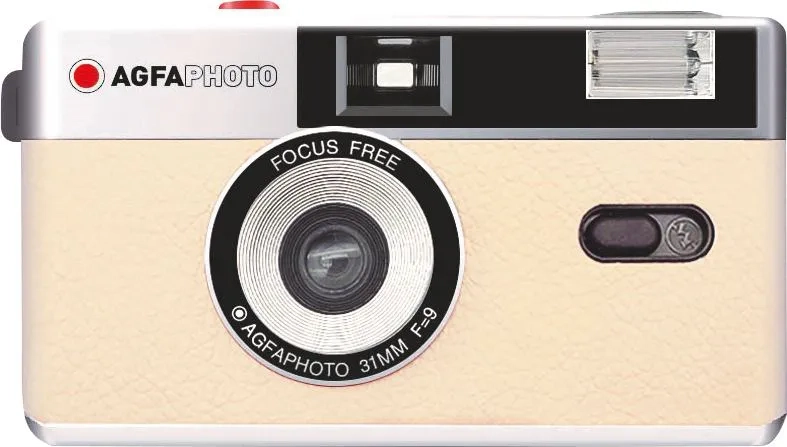 Aparat analogowy AgfaPhoto Reusable Photo Camera beżowy