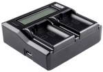 Ładowarka dwukanałowa Newell DC-LCD do akumulatorów serii NP-F NP-FM 2