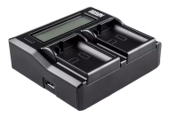 Ładowarka dwukanałowa Newell DC-LCD do akumulatorów NP-FZ100