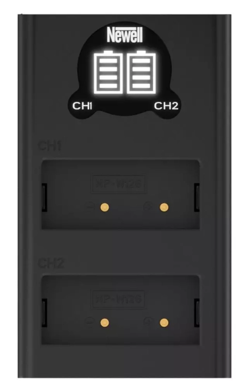 Ładowarka dwukanałowa Newell DL-USB-C do akumulatorów NP-W126 2