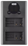 Ładowarka dwukanałowa Newell DL-USB-C do akumulatorów DMW-BLC12