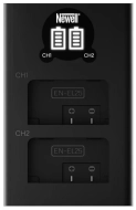 Ładowarka dwukanałowa Newell DL-USB-C do akumulatorów EN-EL25
