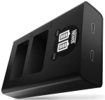 Ładowarka dwukanałowa Newell DL-USB-C do akumulatorów EN-EL25