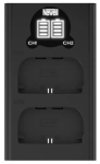Zestaw ładowarka dwukanałowa Newell DL-USB-C i akumulator LP-E6N