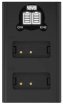 Zestaw ładowarka dwukanałowa Newell DL-USB-C i dwa akumulatory LP-E17