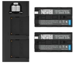 Zestaw ładowarka dwukanałowa Newell DL-USB-C i dwa akumulatory NP-F770