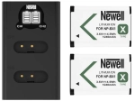 Zestaw ładowarka dwukanałowa Newell DL-USB-C i dwa akumulatory NP-BX1