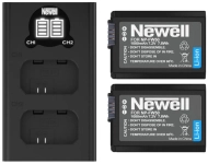 Zestaw ładowarka dwukanałowa Newell DL-USB-C i dwa akumulatory NP-FW50
