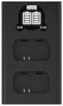 Zestaw ładowarka dwukanałowa Newell DL-USB-C i dwa akumulatory NP-FW50