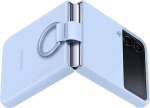 Etui Samsung Silicone Cover z pierścieniem do Galaxy Z Flip 4 jasnoniebieski