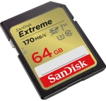 Karta pamięci SanDisk Extreme SDXC 64 GB C10 V30 UHS-I U3 (170 Mb/s)