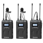 Bezprzewodowy system mikrofonowy Boya BY-WM8 Pro-K2 (RX+TX+TX)