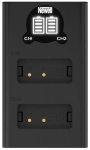 Ładowarka dwukanałowa Newell DL-USB-C do akumulatorów LP-E17
