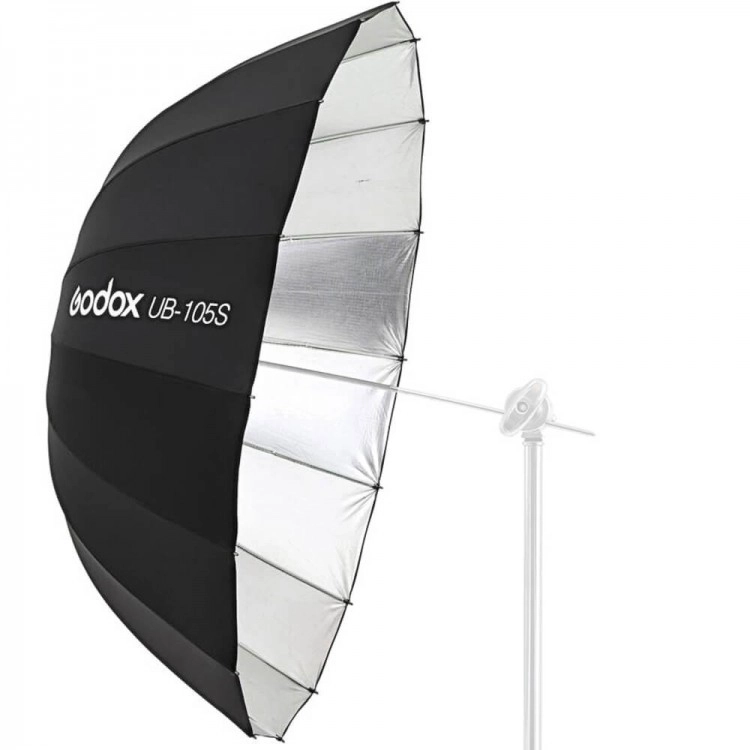 Parasolka paraboliczna Godox UB-105S srebrna