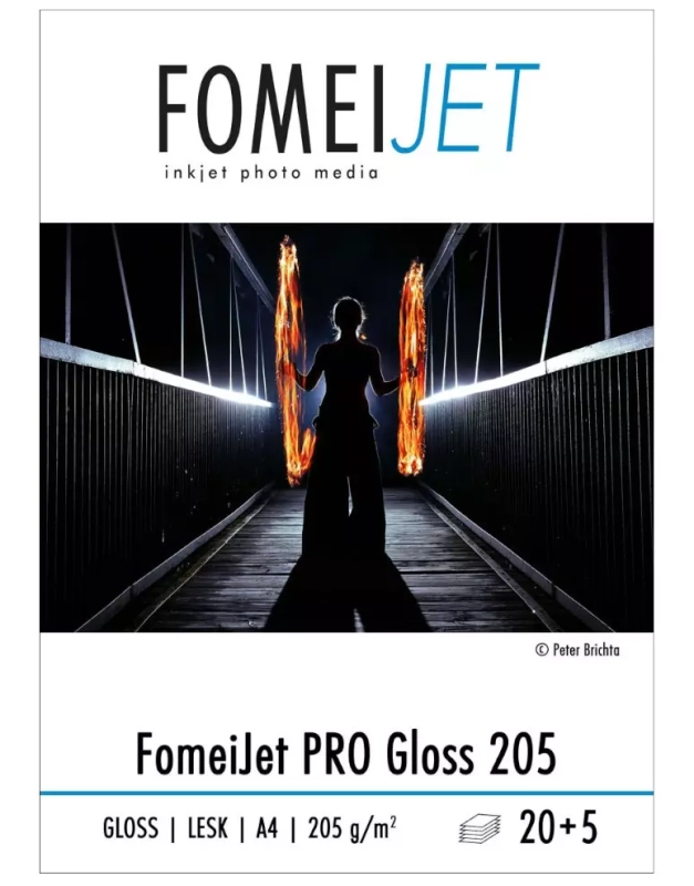 Papier Fomei PRO GLOSS 205gsm (A4 / 20+5)  1