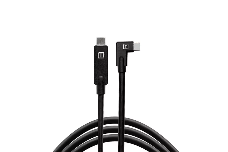 Tether Tools Przewód TetherPro USB-C / USB-C wtyk prawoskrętny czarny 1
