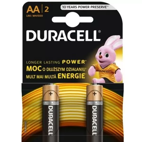 Baterie Duracell Basic AA LR06 Extra Life 2 szt.