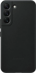 Etui Samsung Leather Galaxy S22 czarne 