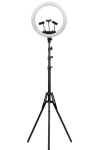 Lampa pierścieniowa LED RGB 18 " 4Mobee + statyw 1