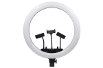 Lampa pierścieniowa LED RGB 18 " 4Mobee + statyw