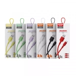 Kabel USB USB-C 3A Quick Charger 1,2 m POWERLINE Somostel czerwony 3